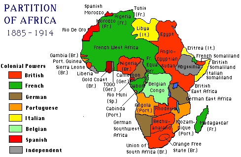 map reflects Africa today.