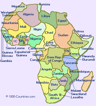 86 Mendem 86 Map Of Africa Countries Only